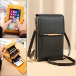 Crazy Bag – Borsa a tracolla con porta cellulare touch screen e porta carte