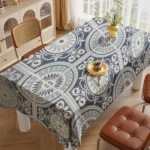 Eleganza Paisley – Tovaglia Rettangolare Impermeabile in Poliestere, Motivo Classico per Casa e Eventi - immagine 2
