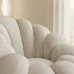 CloudLounge – Divano Singolo Stile Nordico a Forma di Zucca, Morbido e Avvolgente - immagine 5