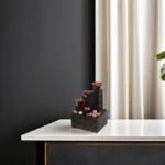 WINOMO – Fontana da Tavolo con Cascata, Luci LED e Ciottoli Naturali, Ricarica USB, Decorazione Rilassante per Interni - immagine 3