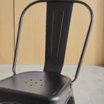 EGOONM – Set 4/8 Sedie da Pranzo Impilabili in Metallo, Stile Industriale per Cucina, Terrazza e Ristorante - immagine 5