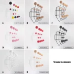 VKXK – Appendiabiti da Parete Multicolore in Metallo con Sfere in Legno, Stile Nordico - immagine 6