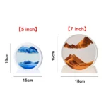 SandMotion – Quadro 3D con Sabbia in Movimento, Cornice in Vetro con Effetto Dinamico per Arredo e Relax - immagine 6