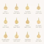 Doyours – Collana segni zodiacali 12 costellazioni in acciaio inox placcato oro vintage - immagine 2