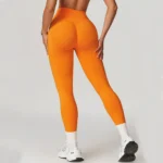 Leggings sportivi a vita alta senza cuciture push up