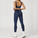 Set fitness donna 2 pezzi con reggiseno sportivo e leggings