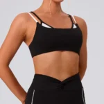 Reggiseno sportivo da yoga donna traspirante e contenitivo - immagine 6