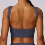 Reggiseno sportivo donna ad alto sostegno per yoga e fitness - immagine 2