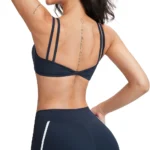 Reggiseno sportivo donna incrociato schiena antiurto