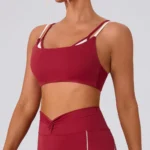 Reggiseno sportivo da yoga donna traspirante e contenitivo - immagine 2
