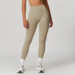 Leggings sportivi a vita alta senza cuciture push up - immagine 5
