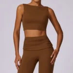 Reggiseno sportivo donna ad alto sostegno per yoga e fitness - immagine 6