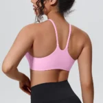 Reggiseno sportivo push up da donna per palestra e yoga - immagine 3