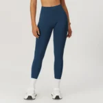 Leggings sportivi a vita alta senza cuciture push up - immagine 6