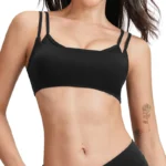 Reggiseno sportivo donna incrociato schiena antiurto - immagine 6