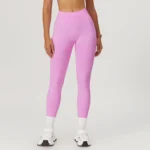 Leggings sportivi a vita alta senza cuciture push up - immagine 3