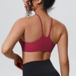Reggiseno sportivo push up da donna per palestra e yoga - immagine 4