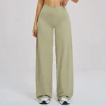 Pantaloni yoga a zampa d’elefante a vita alta donna - immagine 3