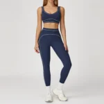 Set fitness donna 2 pezzi con reggiseno sportivo e leggings - immagine 6
