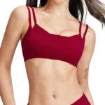 Reggiseno sportivo donna incrociato schiena antiurto - immagine 5