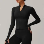 Giacca sportiva da donna con zip per yoga e fitness - immagine 3