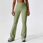 Leggings svasati a vita alta da yoga e fitness donna - immagine 2