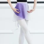 Gonna da balletto in chiffon per adulti con lacci regolabili - immagine 3