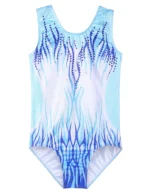 Body ginnastica bambina scintillante in un pezzo - immagine 3