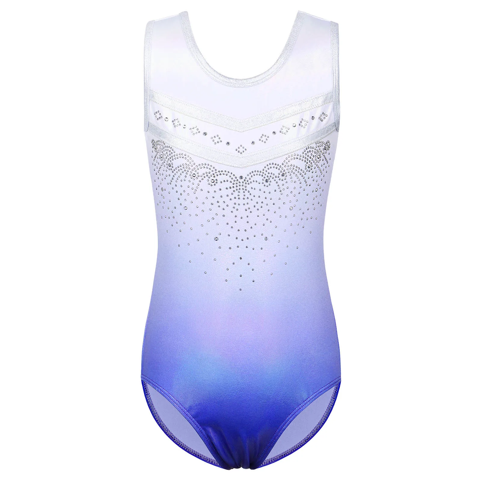 kf-H30da6a6cd8e947a783319ef025eac1c8T Body danza ragazza sfumato con paillettes senza maniche - immagine 1