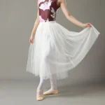 Gonna lunga balletto in tulle 70 cm per donna - immagine 3