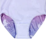 Body ginnastica bambina blu viola con cavallo cartoon - immagine 5