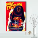 Poster Pulp Fiction vintage su tela per arredamento - immagine 5