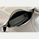 Borsa a spalla donna in pelle PU effetto alligatore - immagine 3