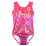 Body danza bambina rosso con gonna in tulle - immagine 3