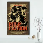 Poster Pulp Fiction vintage su tela per arredamento - immagine 6