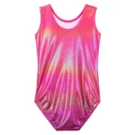 Body danza bambina rosso con gonna in tulle - immagine 4