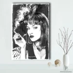 Poster Pulp Fiction vintage su tela per arredamento - immagine 4