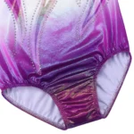 Body ginnastica artistica ragazza con stampa fiamma - immagine 5