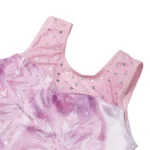 Body danza bambina con stampa fiocchi di neve - immagine 4