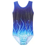 Body danza senza maniche blu per adolescenti - immagine 3