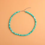 Collana girocollo boho arcobaleno in argilla polimerica - immagine 6