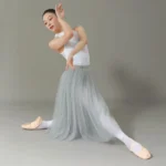 Gonna lunga balletto in tulle 70 cm per donna - immagine 5