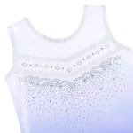 Body danza ragazza sfumato con paillettes senza maniche - immagine 3