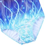 Body danza senza maniche blu per adolescenti - immagine 5