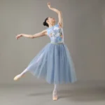 Gonna lunga balletto in tulle 70 cm per donna