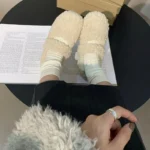 Scarpe donna vintage in cotone caldo con suola morbida - immagine 3