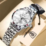 Orologio donna acciaio elegante impermeabile con data