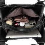 Borsa a tracolla donna grande capacità in pelle morbida - immagine 6