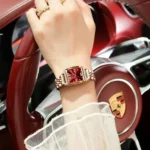 Orologio da donna elegante in acciaio inox con data - immagine 5