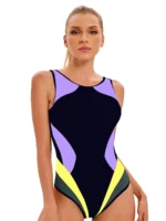 Costume da bagno intero donna plus size sportivo 3XL - immagine 5